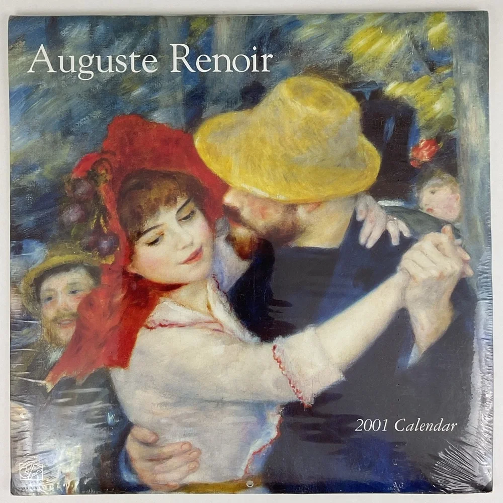 Vintage 2001 Pierre Auguste Renoir Impressionist Art Calendar
